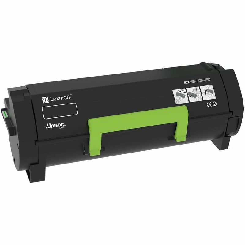 Lexmark Original High Yield Laser Toner Cartridge - Black Pack - Thumbnail 2