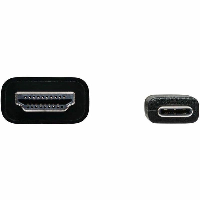 Tripp Lite by Eaton USB-C to HDMI Adapter Cable (M/M) 4K 60 Hz 4:4:4 Thunderbolt 3 Compatible Black 6 ft. (1.8 m) - Thumbnail 3