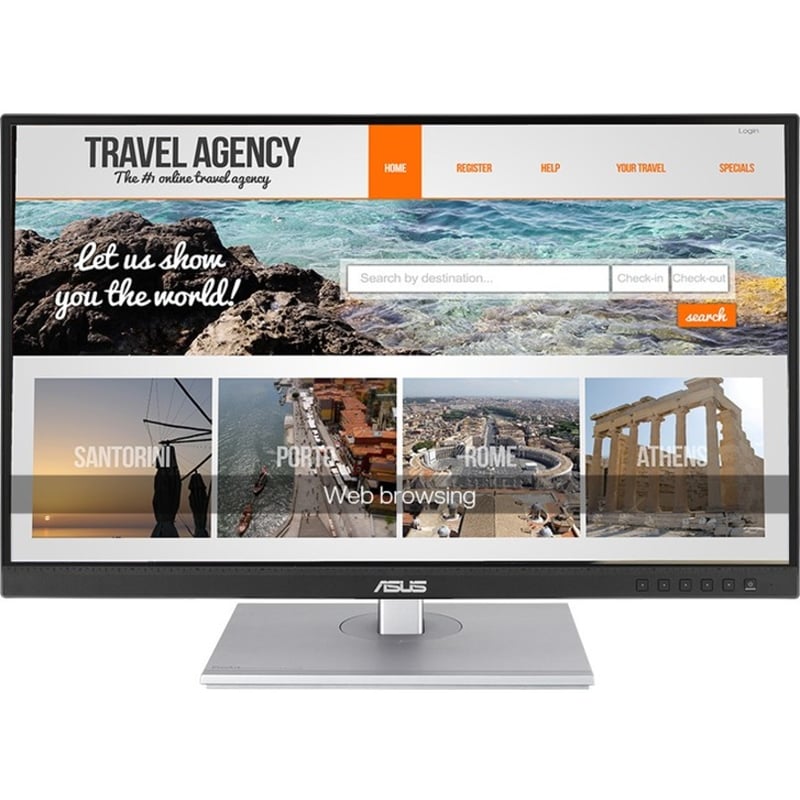 ASUS ProArt Display 27" 1440P Monitor (PA278CV) - QHD (2560 x 1440), IPS, 100% sRGB/Rec. 709, ?E < 2, Calman Verified, USB Hub, USB-C, DisplayPort Daisy-Chaining, HDMI, Eye Care, Height Adjustable - Thumbnail 4