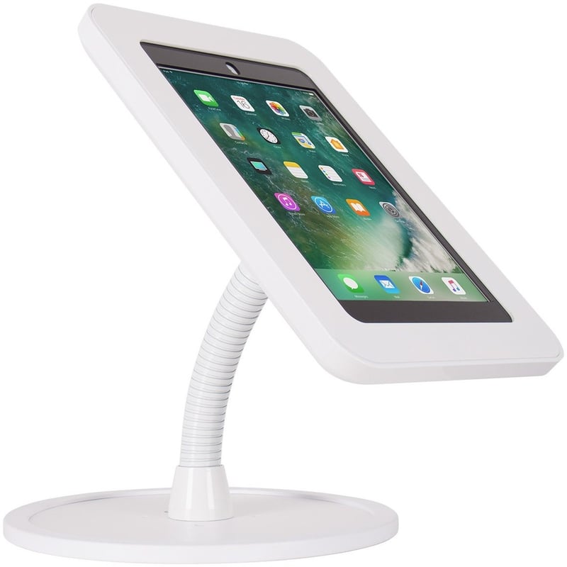 The Joy Factory Elevate II Flex Countertop Kiosk for iPad 9.7 5th Generation | Air (White) - Thumbnail 1