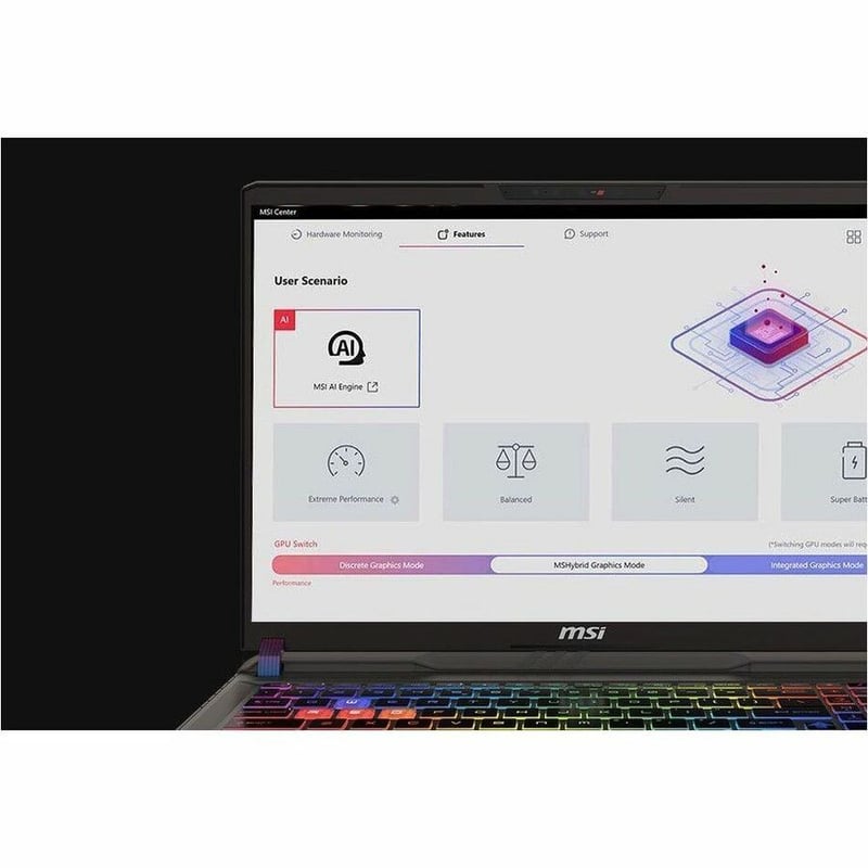 VECTOR 16 HX AI A2XWHG-285US U7-255HX/RTX 5070TI/32GB/1TB/W11H - Thumbnail 4
