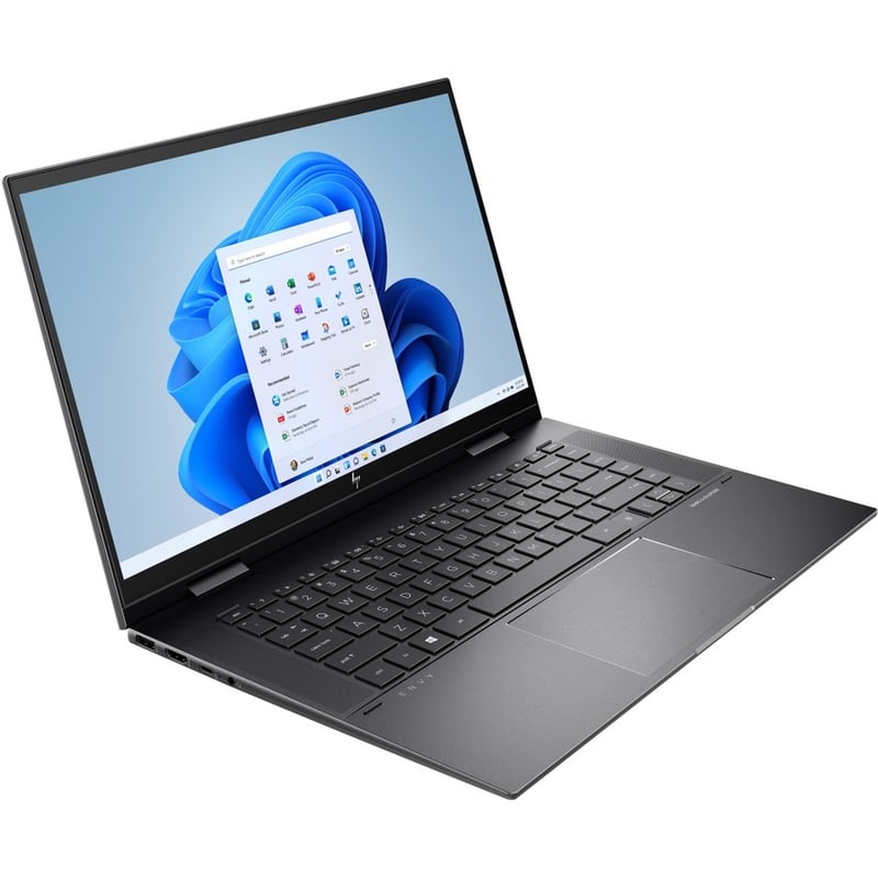 HP ENVY x360 15-eu1010nr 15.6" Touchscreen Convertible 2 in 1 Notebook - Full HD - AMD Ryzen 5 5625U - 8 GB - 512 GB SSD - English Keyboard - Nightfall Black - Thumbnail 2