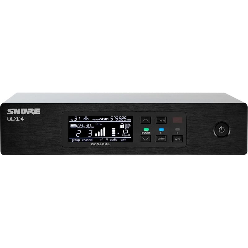 Shure QLXD4 Digital Wireless Receiver - Thumbnail 1
