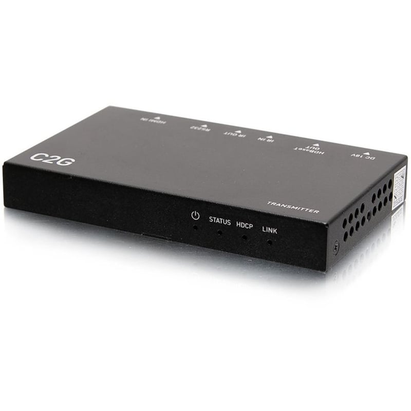 C2G HDMI Ultra-Slim HDBaseT + RS232 + IR over Cat Extender Box Transmitter - Thumbnail 2