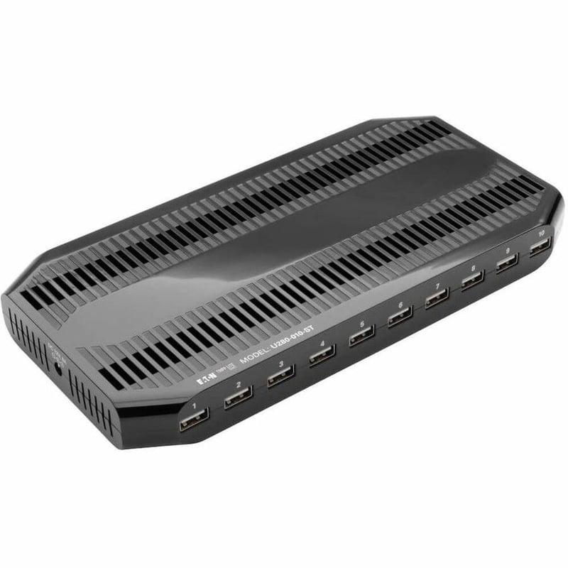 Tripp Lite by Eaton 10-Port USB Charging Station with Adjustable Storage 12V 8A (96W) USB Charger Output - Thumbnail 2
