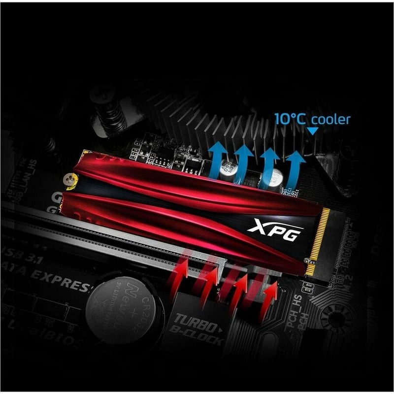 XPG GAMMIX S11 Pro AGAMMIXS11P-1TT-C 1 TB Solid State Drive - M.2 2280 Internal - PCI Express NVMe (PCI Express NVMe 3.0 x4) - Thumbnail 4