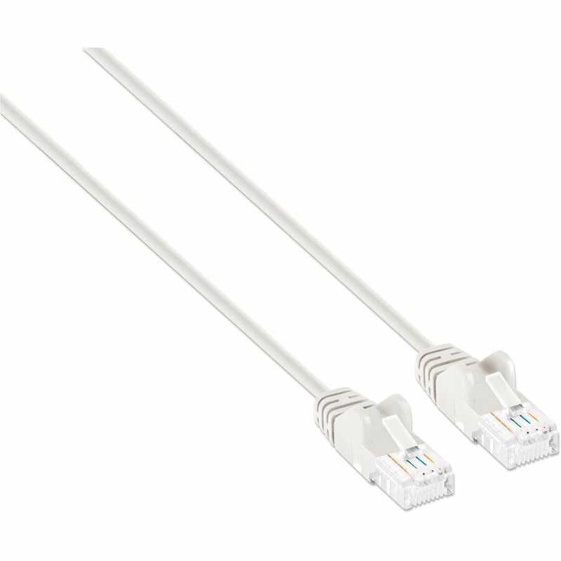CAT6 U/UTP SLIM NETWORK PATCH CABLE, 1.5 FT., WHITE - Thumbnail 2