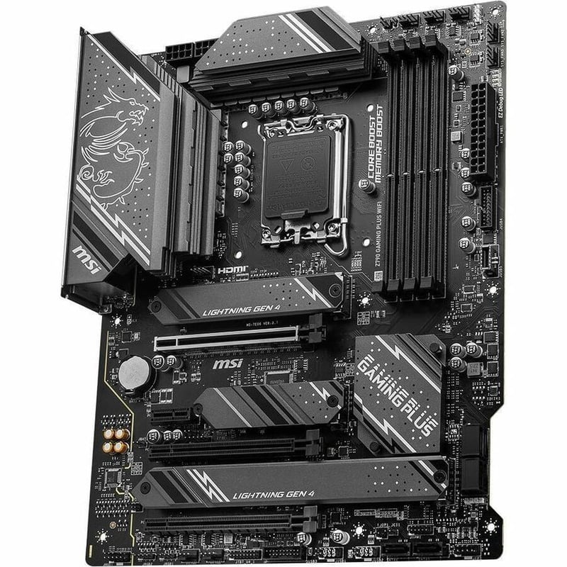 MSI Z790 GAMING PLUS WIFI Gaming Desktop Motherboard - Intel Z790 Chipset - Socket LGA-1700 - ATX - Thumbnail 1
