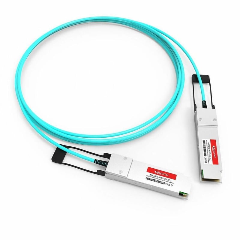 400GBE QSFP-DD TO QSFP-DD ACTIVE OPTICAL CABLE ARISTA COMPATIBLE TAA COMPLIANT