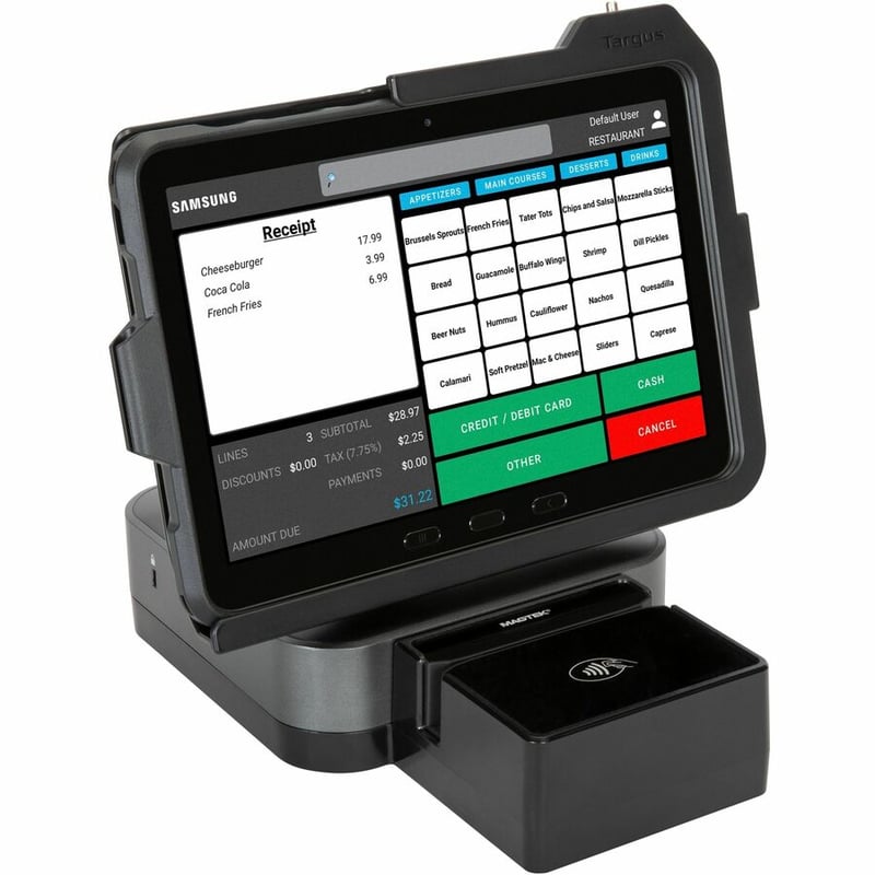Targus AWX600GLZ Mounting Tray for Tablet, Workstation, Card Reader - Black - TAA Compliant - Thumbnail 5