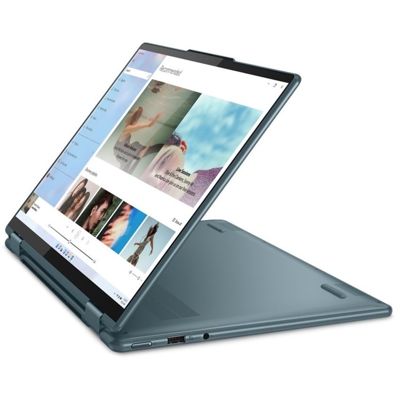 Lenovo Yoga 7 14IAL7 82QE000KUS 14" Touchscreen Convertible 2 in 1 Notebook - 2.2K - Intel Core i7 12th Gen i7-1255U - 16 GB - 512 GB SSD - English (US) Keyboard - Stone Blue - Thumbnail 3