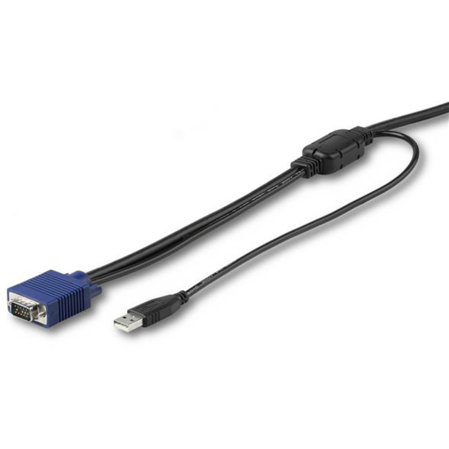 StarTech.com 6 ft. (1.8 m) USB KVM Cable for StarTech.com Rackmount Consoles - VGA and USB KVM Console Cable (RKCONSUV6) - Thumbnail 3