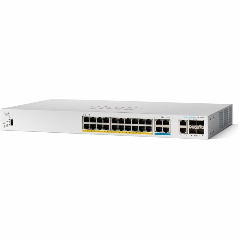 CBS350MANAGED4-PORT25GE20-PORTGEPOE4X10GSFP REMANUFACTURED - Thumbnail 2