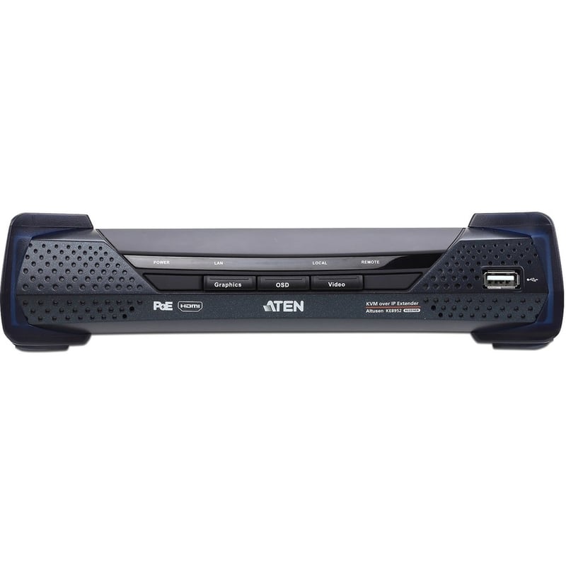 ATEN 4K HDMI Single Display KVM over IP Transmitter with PoE-TAA Compliant - Thumbnail 4