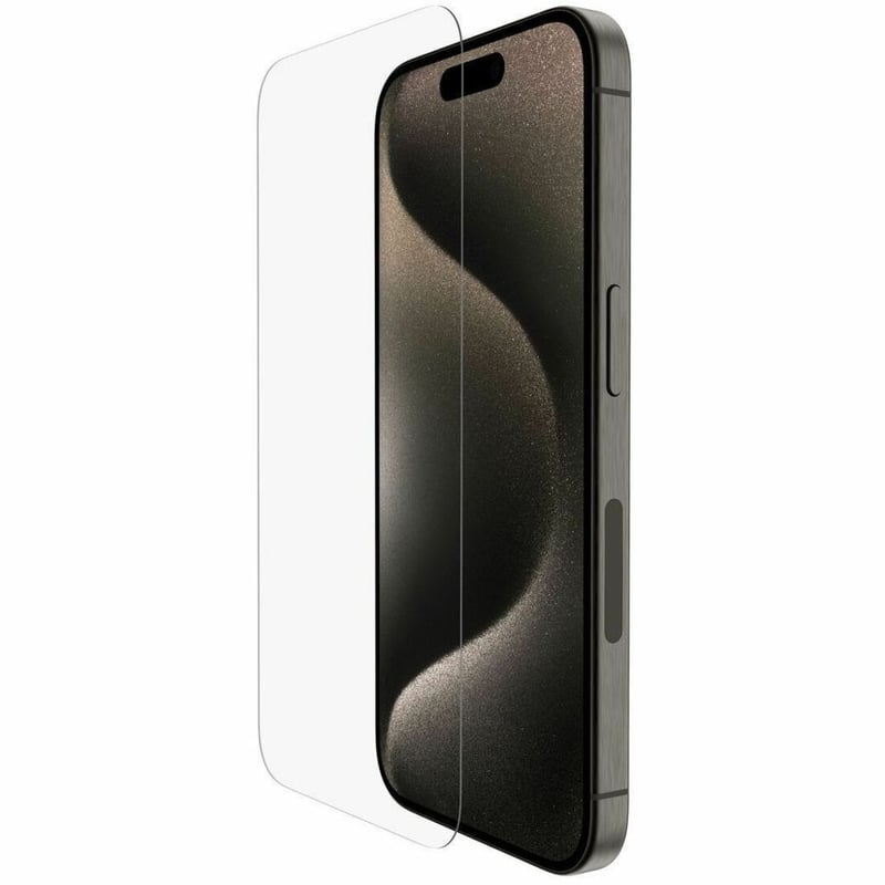 Belkin UltraGlass 2 Treated Screen Protector For iPhone 15 Pro Transparent, Clear - Thumbnail 1