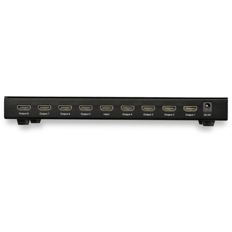 StarTech.com 8-Port 4K 60Hz HDMI Splitter - HDR Support - HDMI 2.0 Splitter - 7.1 Surround Sound Audio - Thumbnail 4
