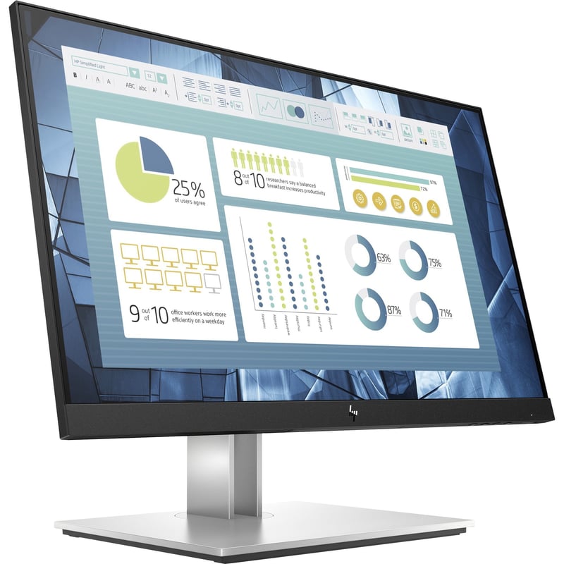 HP E22 G4 21.5IN MONITOR 1080P BLACK - Thumbnail 1