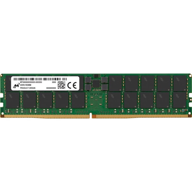 MICRON 64GB PC5-38400 DDR5 4800MT/S ECC REG 2RX4 CL40 SDRAM