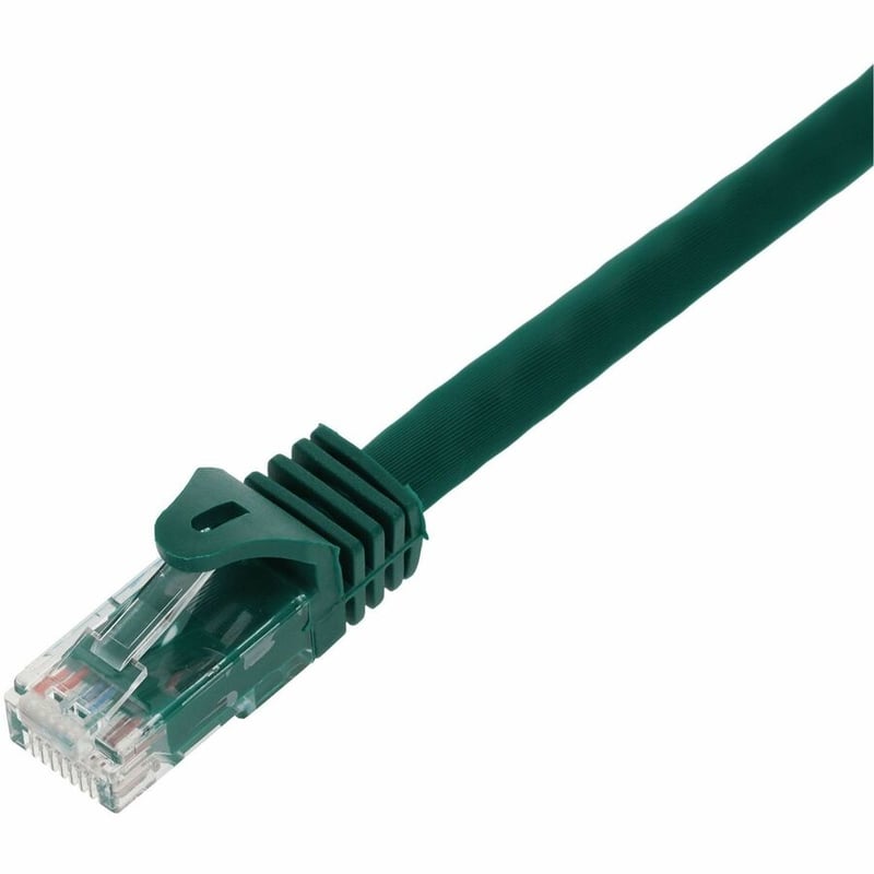 AddOn 50ft Green CAT 6A PVC Ethernet Cable Snagless Easy Boot RJ-45 M/M - Thumbnail 2