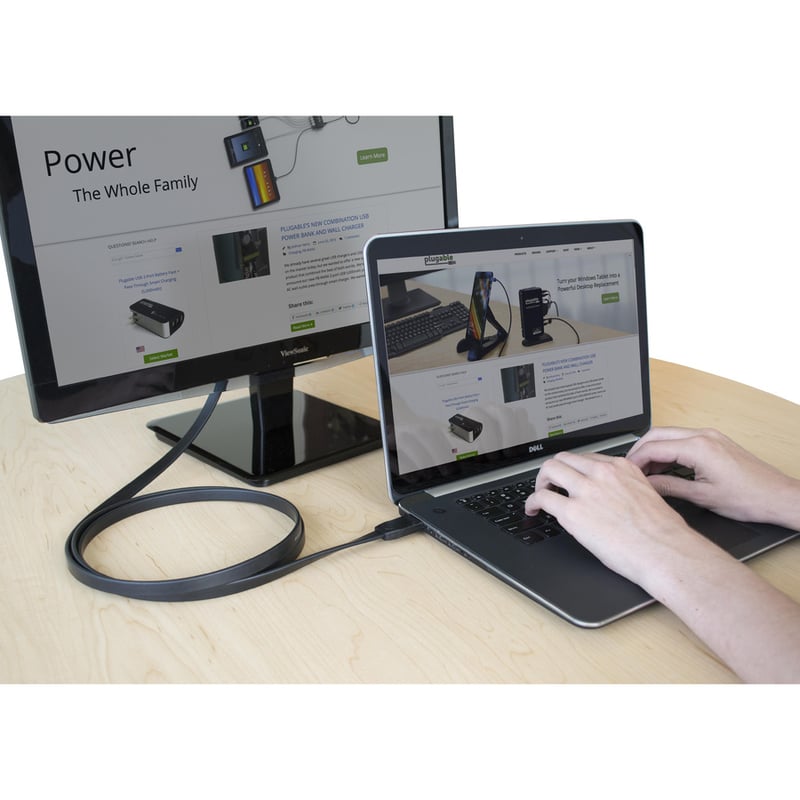 Plugable HDMI To VGA Adapter, 6 Foot (1.8 Meter) - Thumbnail 2