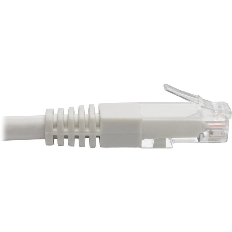 Eaton Tripp Lite Series Cat6 Gigabit Molded (UTP) Ethernet Cable (RJ45 M/M), PoE, White, 15 ft. (4.57 m) - Thumbnail 3