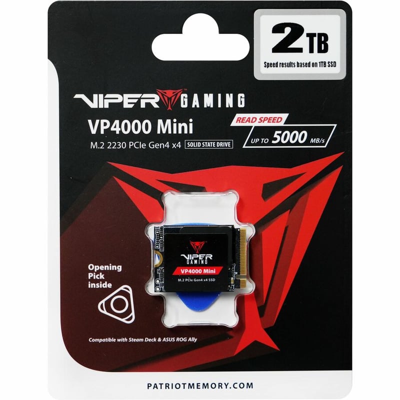 PATRIOT VP4000 MINI 2TB M.2 2230 PCIE GEN4 X4 SSD