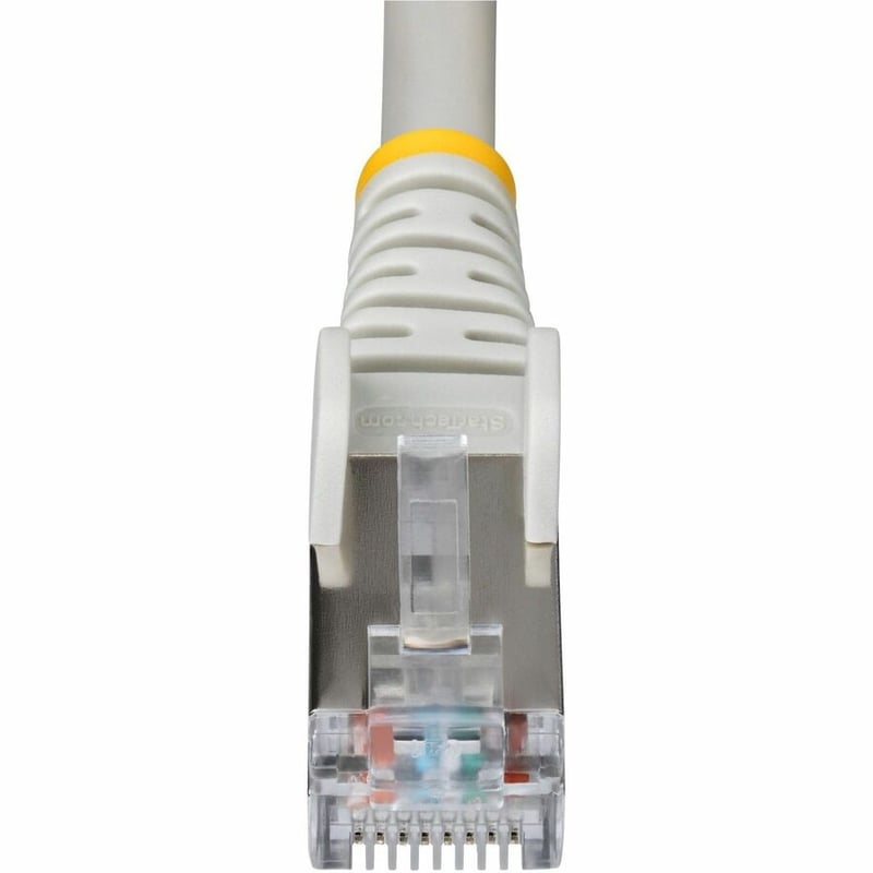 CAT6A ETHERNET CABLE - GRAY 10GBE S/FTP LSZH 100W POE - Thumbnail 4