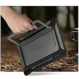 Samsung Rugged Carrying Case Samsung Galaxy Tab S9 FE+ Tablet, Stylus - Black - Thumbnail 5