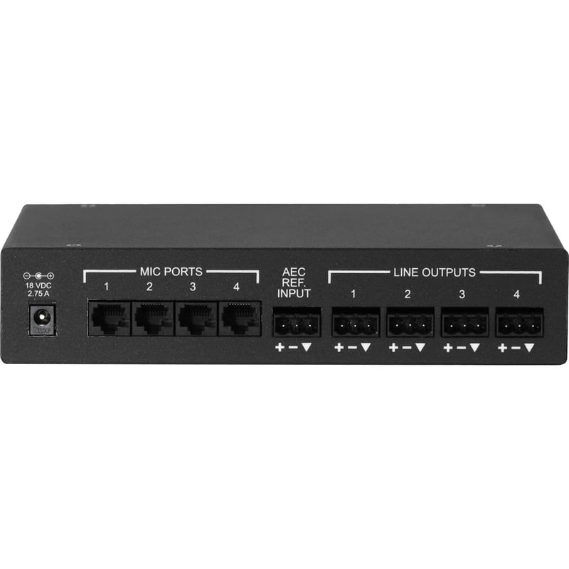 Vaddio EasyUSB MicPOD I/O Interface - With Four CeilingMIC Conference Microphones - White - Thumbnail 2