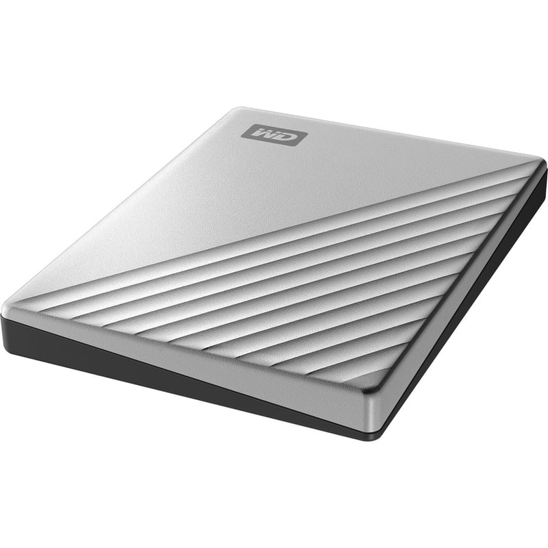 WD My Passport Ultra WDBKYJ0020BSL 2 TB Portable Hard Drive - External - Silver - Thumbnail 4