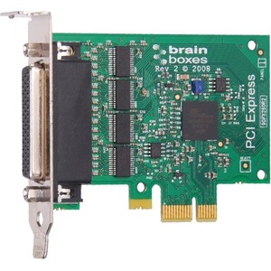 Brainboxes 4 Port RS232 Low Profile PCI Express Serial Card - Thumbnail 1