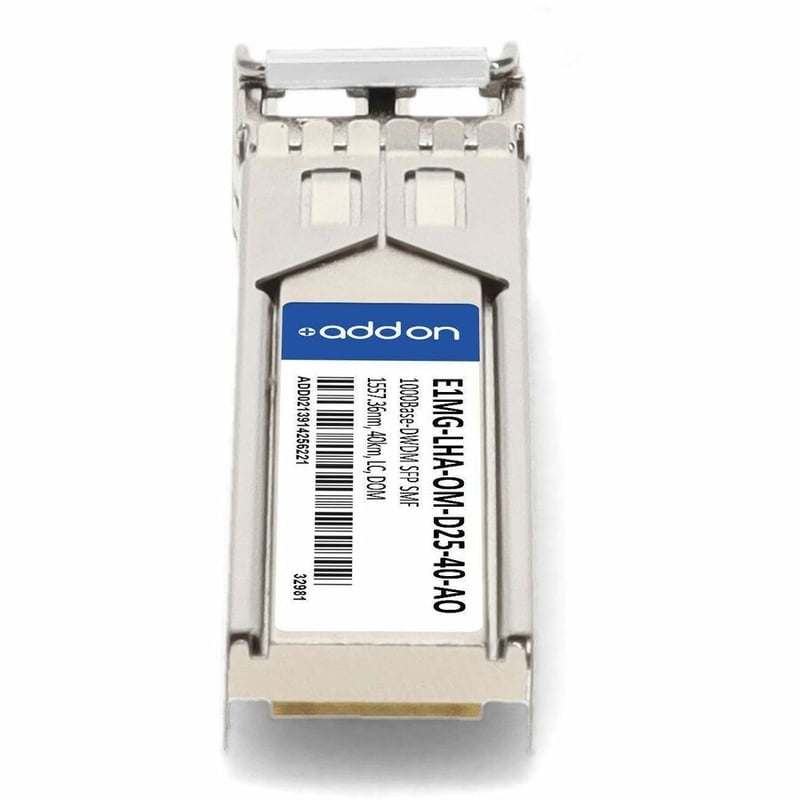 AddOn Brocade® (Formerly) Compatible TAA 1000Base-DWDM SFP Transceiver C-Band 100GHz (SMF, 1557.36nm, 40km, LC, DOM) - Thumbnail 4