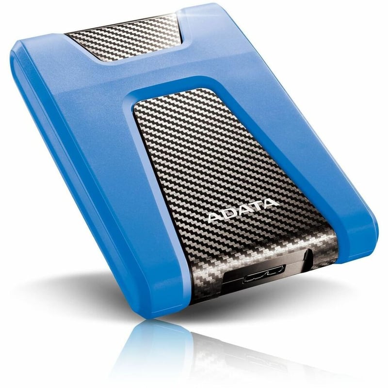 Adata DashDrive Durable HD650 1 TB Portable Hard Drive - External - Blue - Thumbnail 2