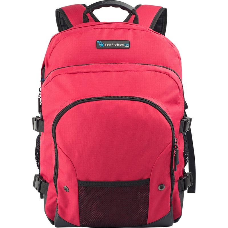 TechProducts360 Tech Pack Carrying Case Notebook - Red - Thumbnail 2