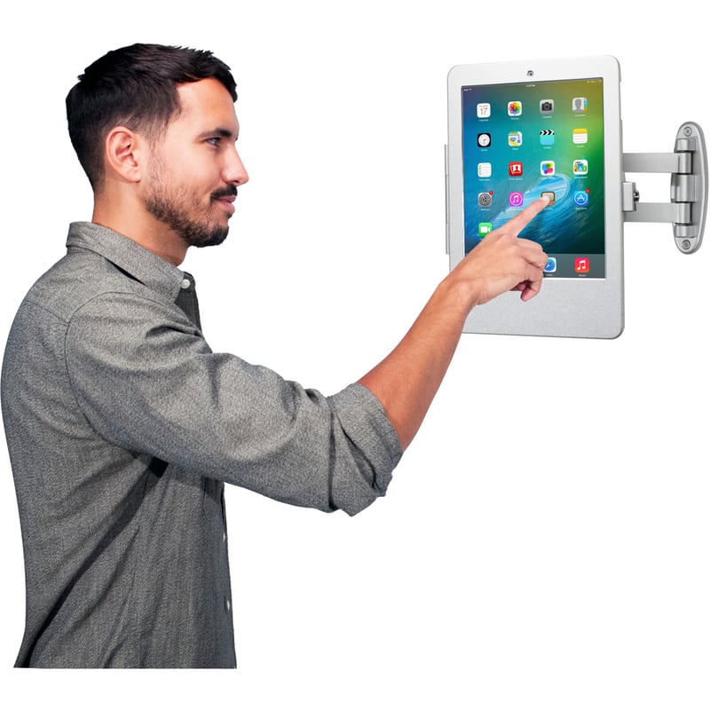 CTA Digital Articulating Wall Mounting Security Enclosure for iPad Air (Gen. 1-2), iPad Pro 9.7, iPad (Gen. 5-6) - Thumbnail 4