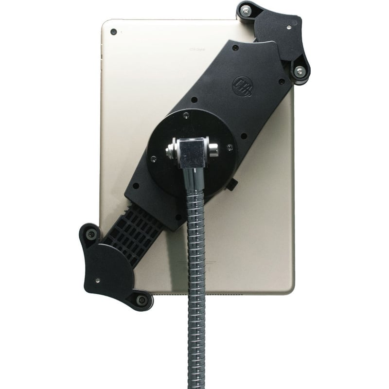 CTA Digital Pedestal Stand with Roll Holder for 7-13 Inch Tablet s, Including iPad 10.2-inch (7th/ 8th/ 9th Gen.) - Thumbnail 5