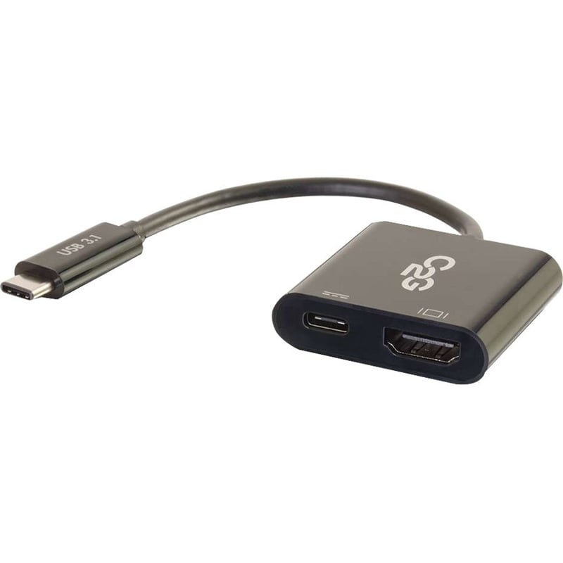 C2G USB C to 4K HDMI Adapter with Power Delivery - Thumbnail 1