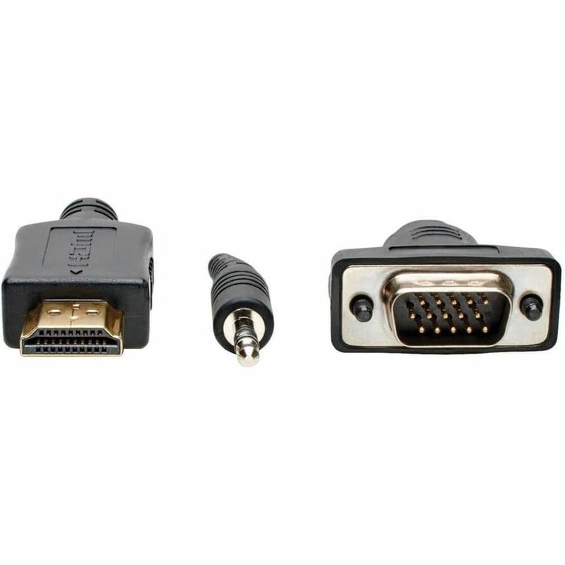 Eaton Tripp Lite Series HDMI to VGA + Audio Active Adapter Cable (HDMI to Low-Profile HD15 + 3.5 mm M/M), 6 ft. (1.8 m) - Thumbnail 3