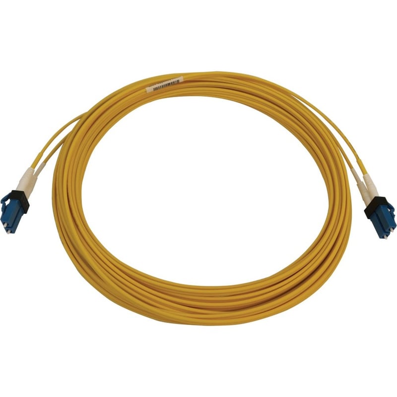 Eaton Tripp Lite Series 400G Duplex Singlemode 9/125 OS2 Switchable Fiber Optic Cable (LC/UPC M/M), LSZH, Yellow, 8 m (26.2 ft.) - Thumbnail 4