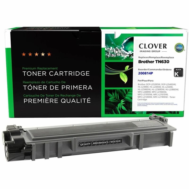 Clover Imaging Remanufactured Toner Cartridge for Brother TN630 - Thumbnail 1