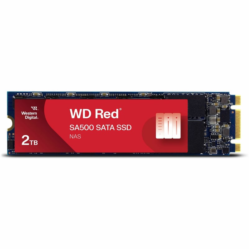 Western Digital Red WDS200T1R0B 2 TB Solid State Drive - M.2 2280 Internal - SATA (SATA/600) - Thumbnail 1