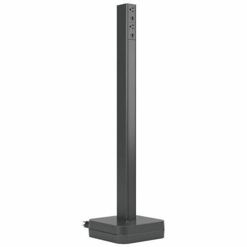 Wiremold Dash Series Power Tower - Graphite - Thumbnail 1