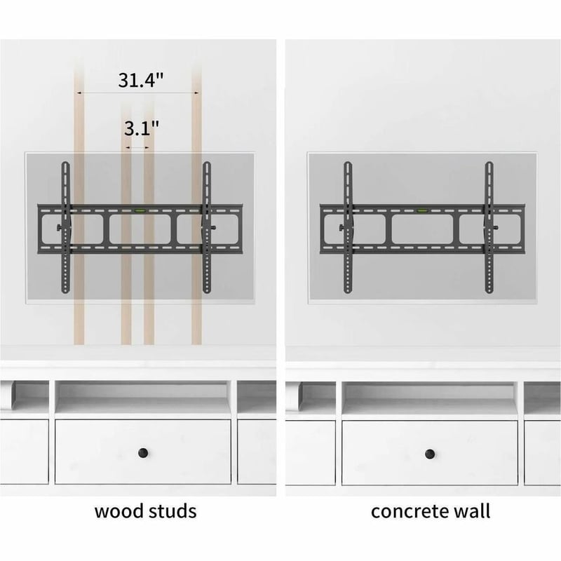 FLAT PANEL WALL MOUNT WITH TILT UP TO 150LB - Thumbnail 3