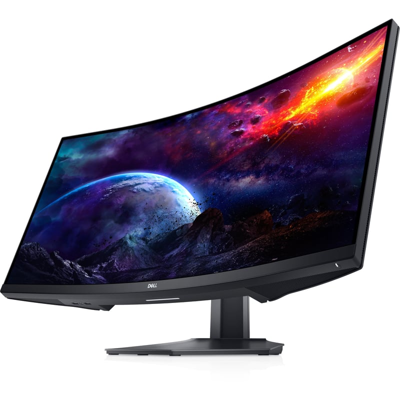 Dell S3422DWG 34" Class UW-QHD Curved Screen Gaming LCD Monitor - 21:9 - Thumbnail 1