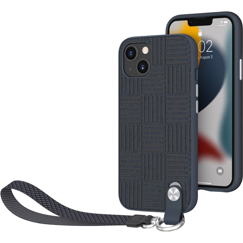 Moshi Altra Carrying Case Apple iPhone 13 Smartphone - Midnight Blue - Thumbnail 1
