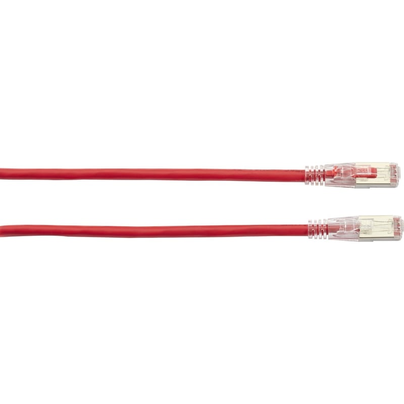 Black Box CAT6A 650-MHz Locking Snagless Patch Cable S/FTP CM PVC RD 15FT - Thumbnail 4