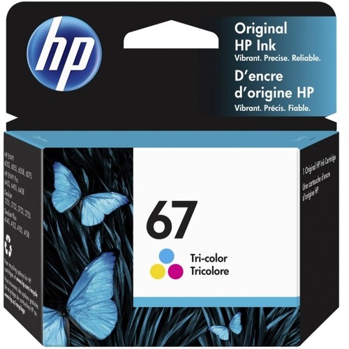 HP 67 Original Inkjet Ink Cartridge - Tri-color - 1 Each - Thumbnail 1