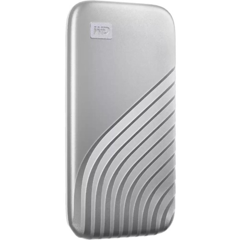 WD WDBAGF0020BSL-WESN 2 TB Portable Solid State Drive - External - Silver - Thumbnail 2