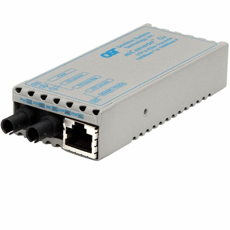 GIGABIT ETHERNET MEDIA CONVERTE R ST MM 850NM 550M NO PWR