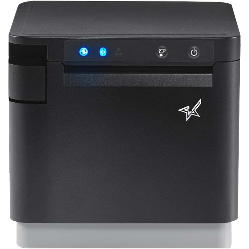 Star Micronics mCP30 - Ethernet (LAN), USB, CloudPRNT - 3" Receipt Printer - 250 mm/sec - Monochrome - Auto Cutter - Black Color - Thumbnail 1